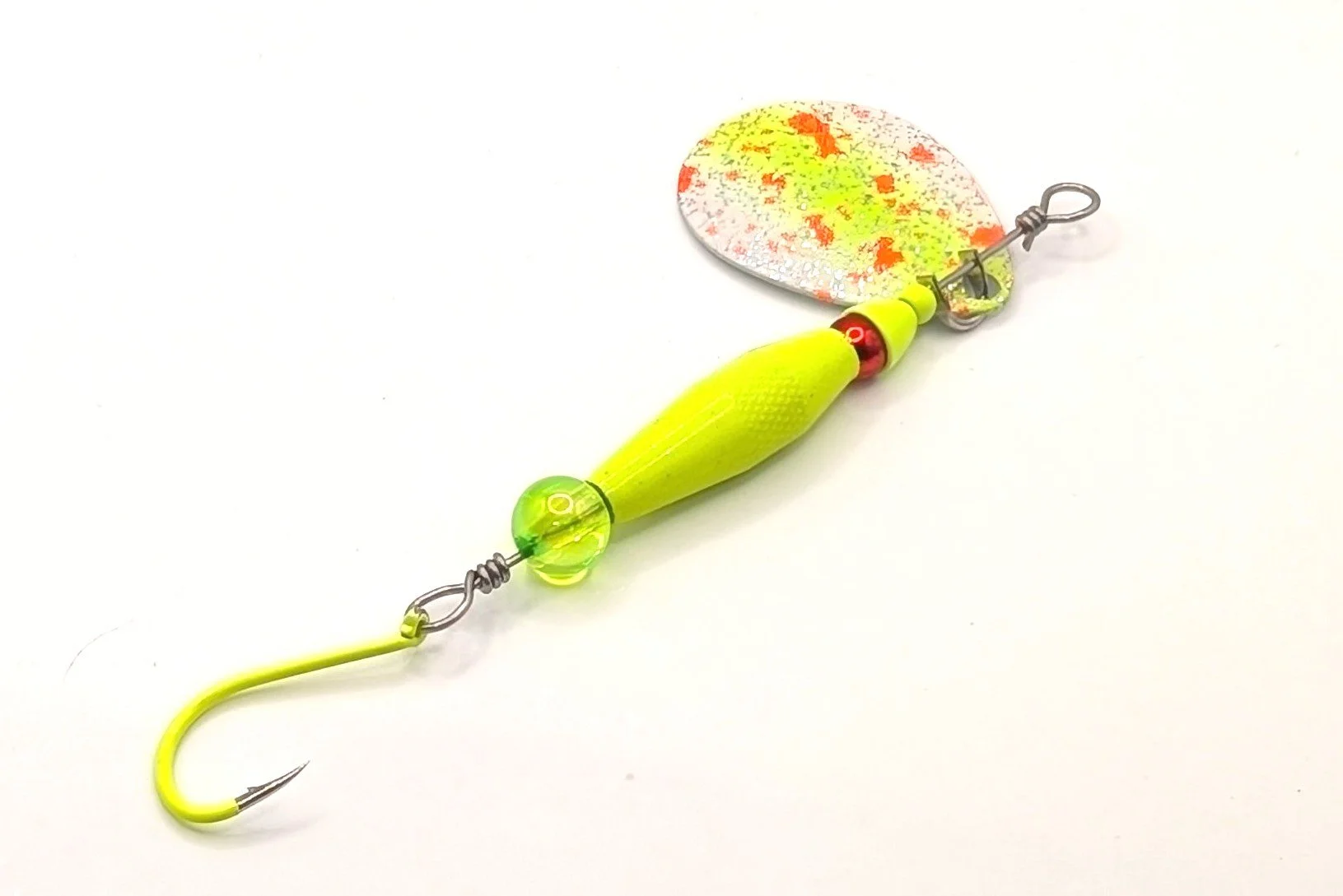#4 Chartreuse Flash Torpedo Spinner