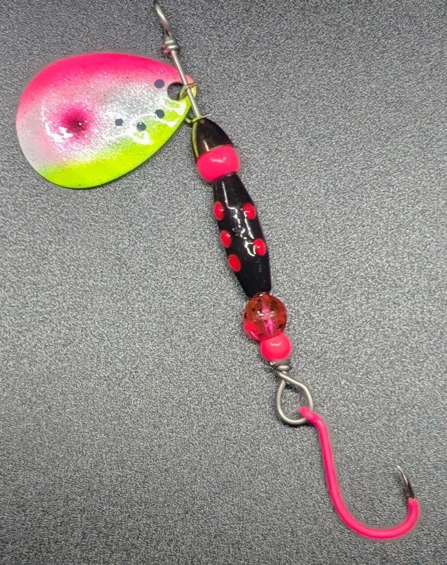 #3 Hot Pink GlowBug Spinner
