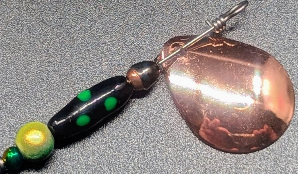 #2 Flo Green GlowBug Spinner