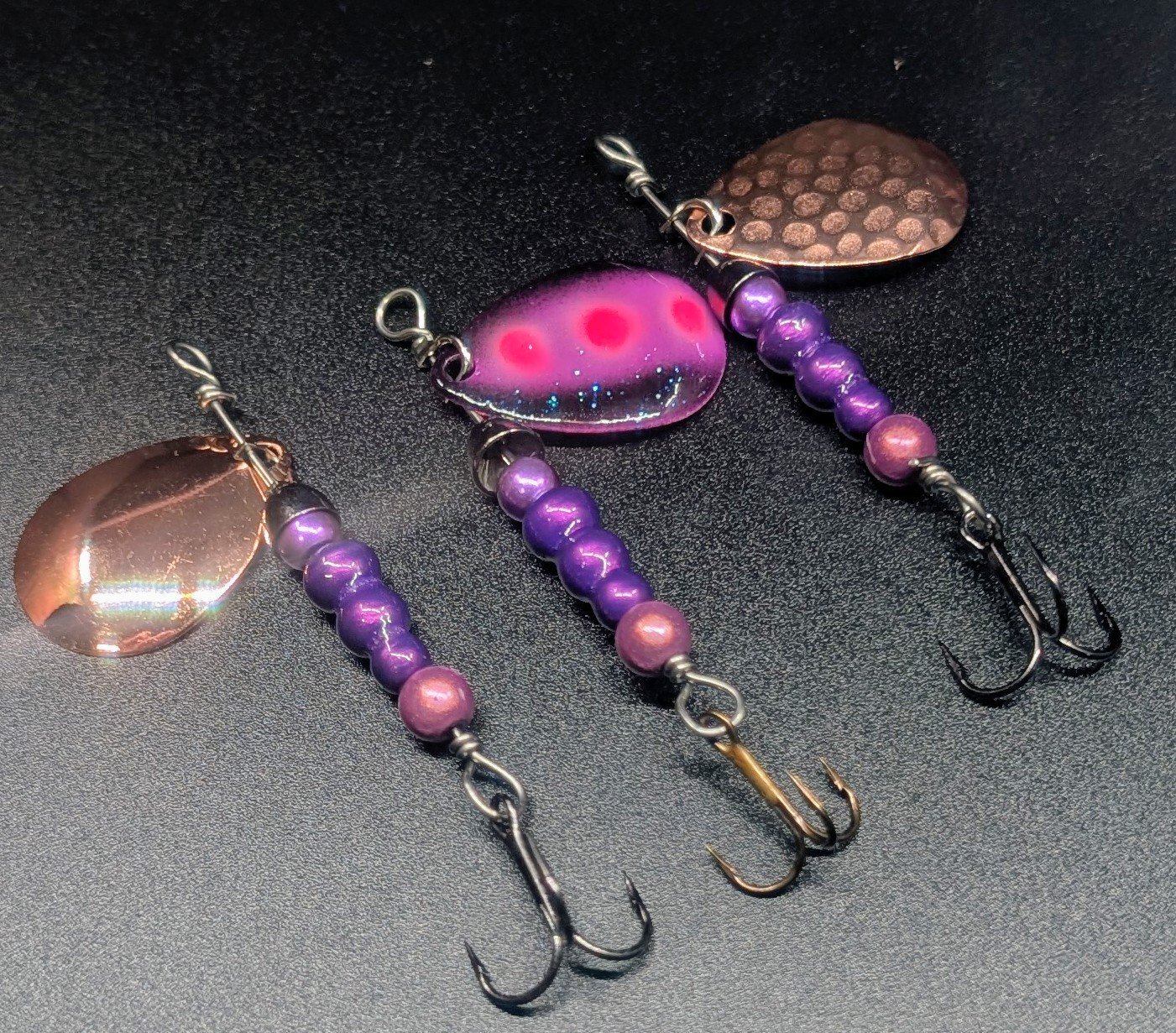 #3 Purple Smoke Bead Ripper Spinner