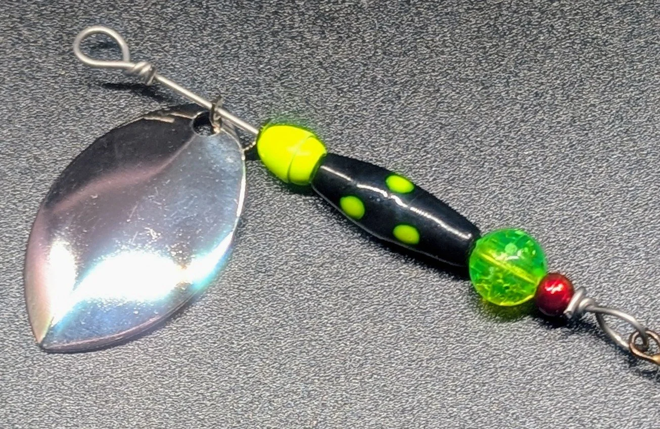 #2 Chartreuse GlowBug Spinner
