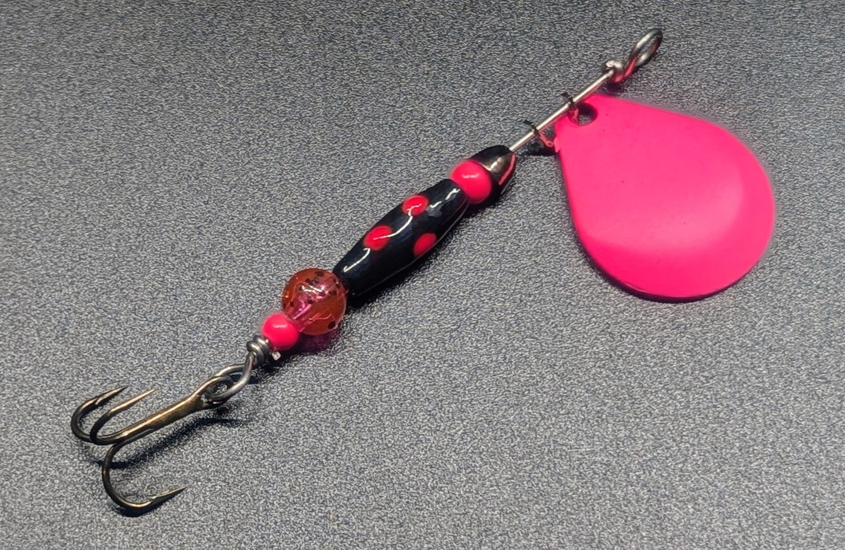 #2 Hot Pink GlowBug Spinner