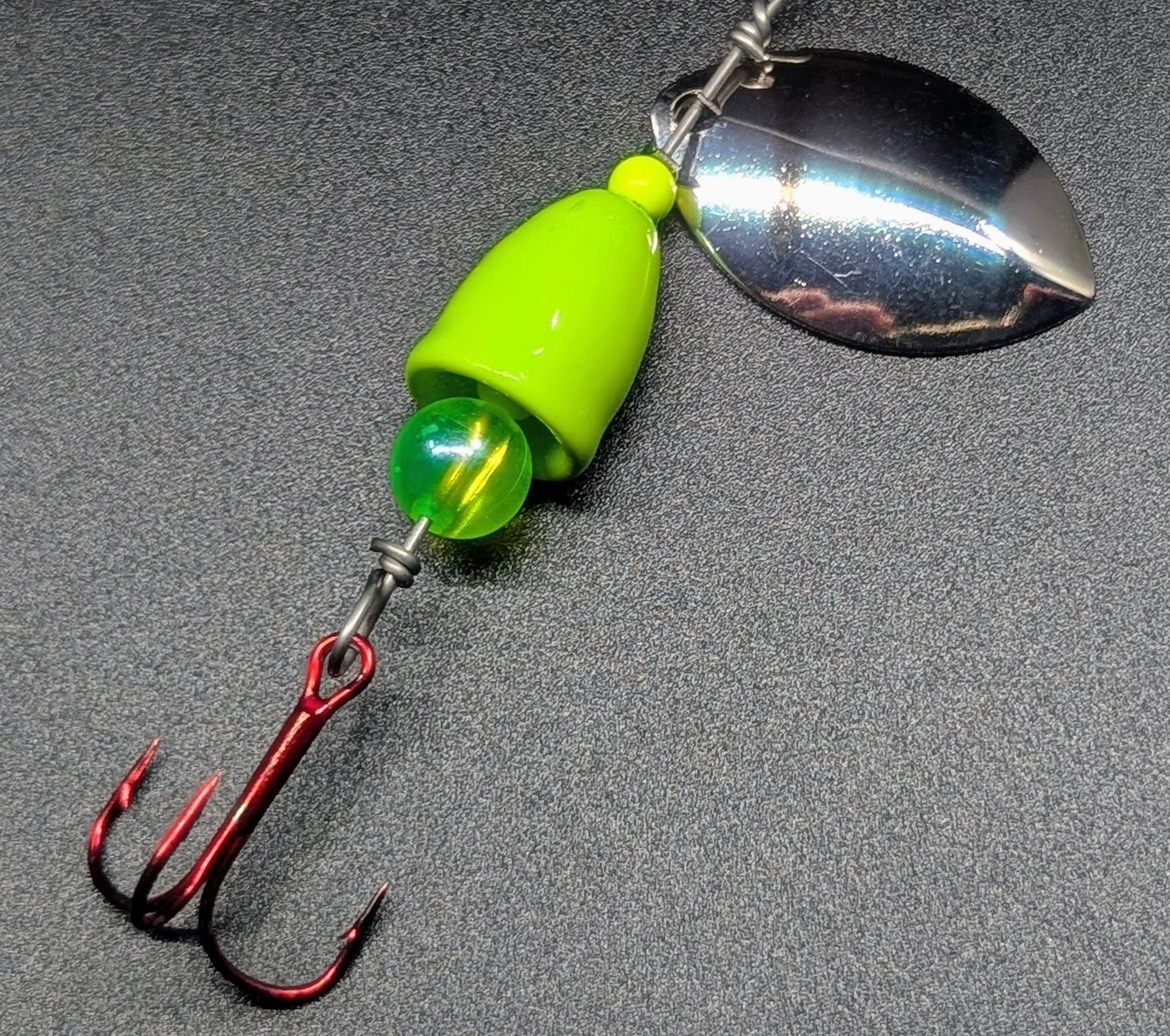 #3 Chartreuse Bullet Spinner