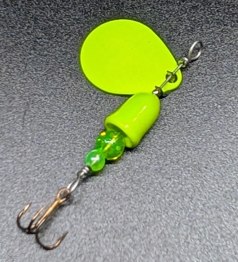 #2 Chartreuse Bullet Spinner