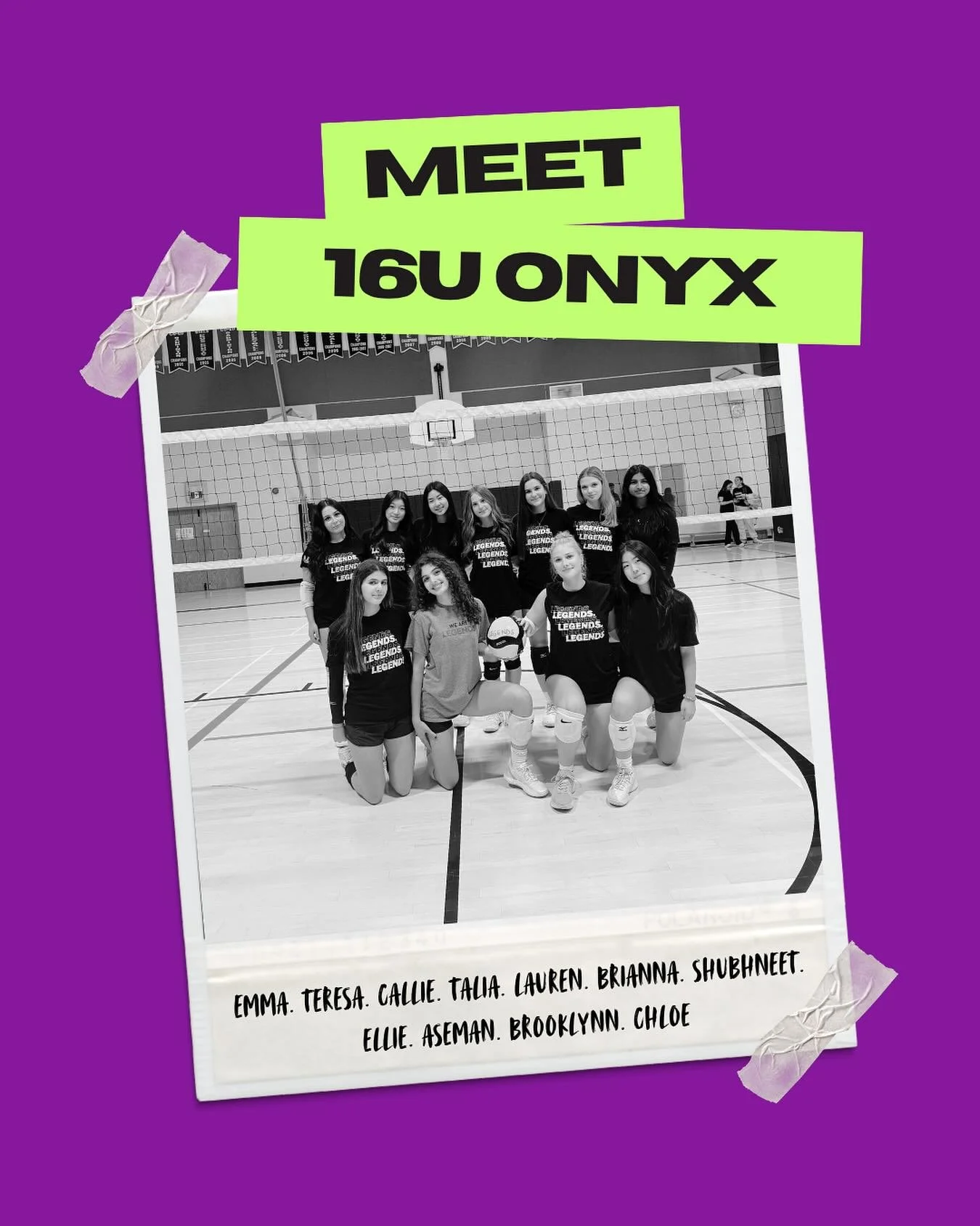 ⚡️TEAM INTRODUCTION ⚡️ 16U ONYX