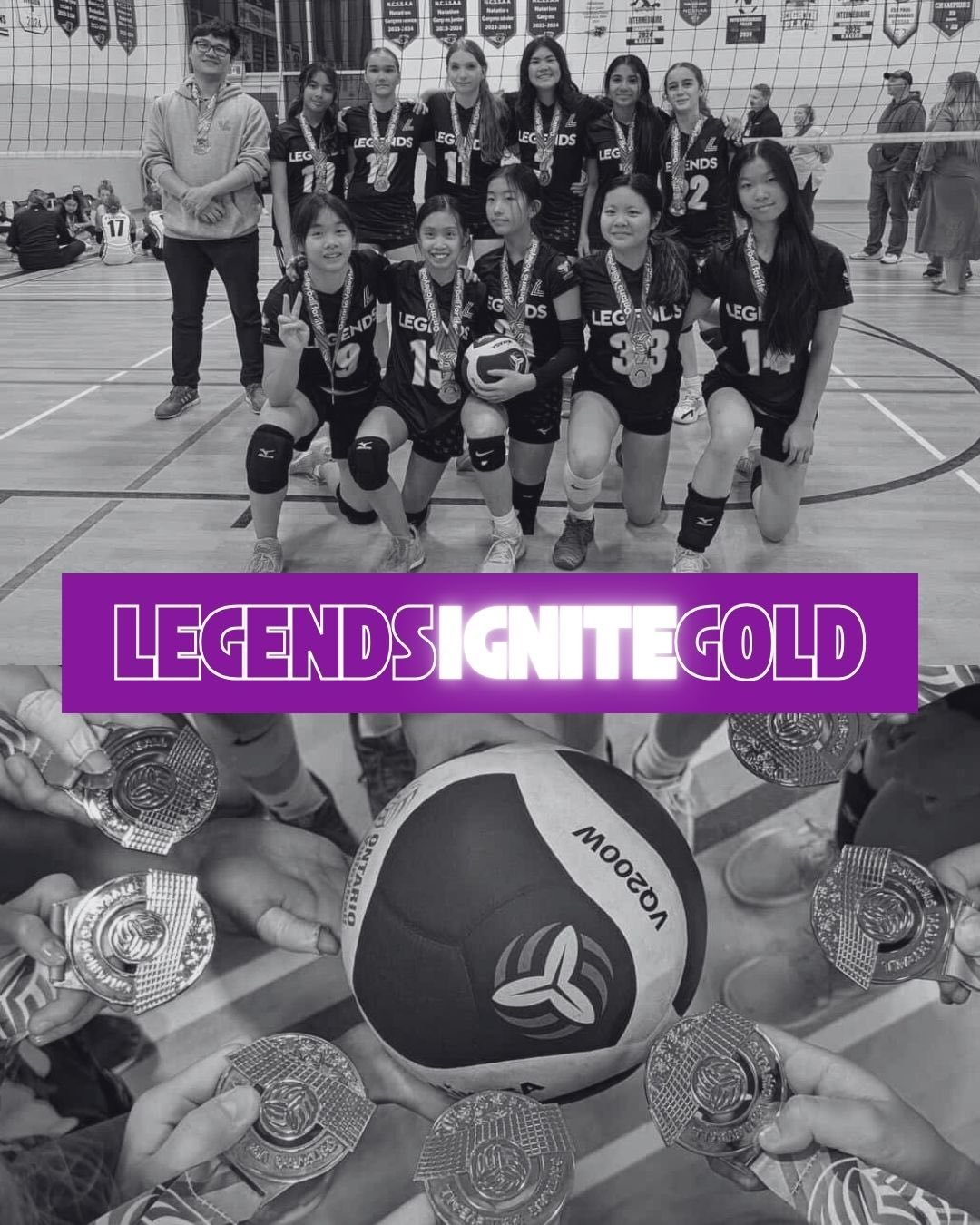 LEGENDS IGNITE take home GOLD playing up in the 15U Provincial Cup. Definitely using this song for all the hardware Coach Jeff brings home ⚡️

We&rsquo;re so lucky to have incredible sponsors💜

Platinum sponsor KIRBYWEALTH.COM 
Silver sponsors @borl