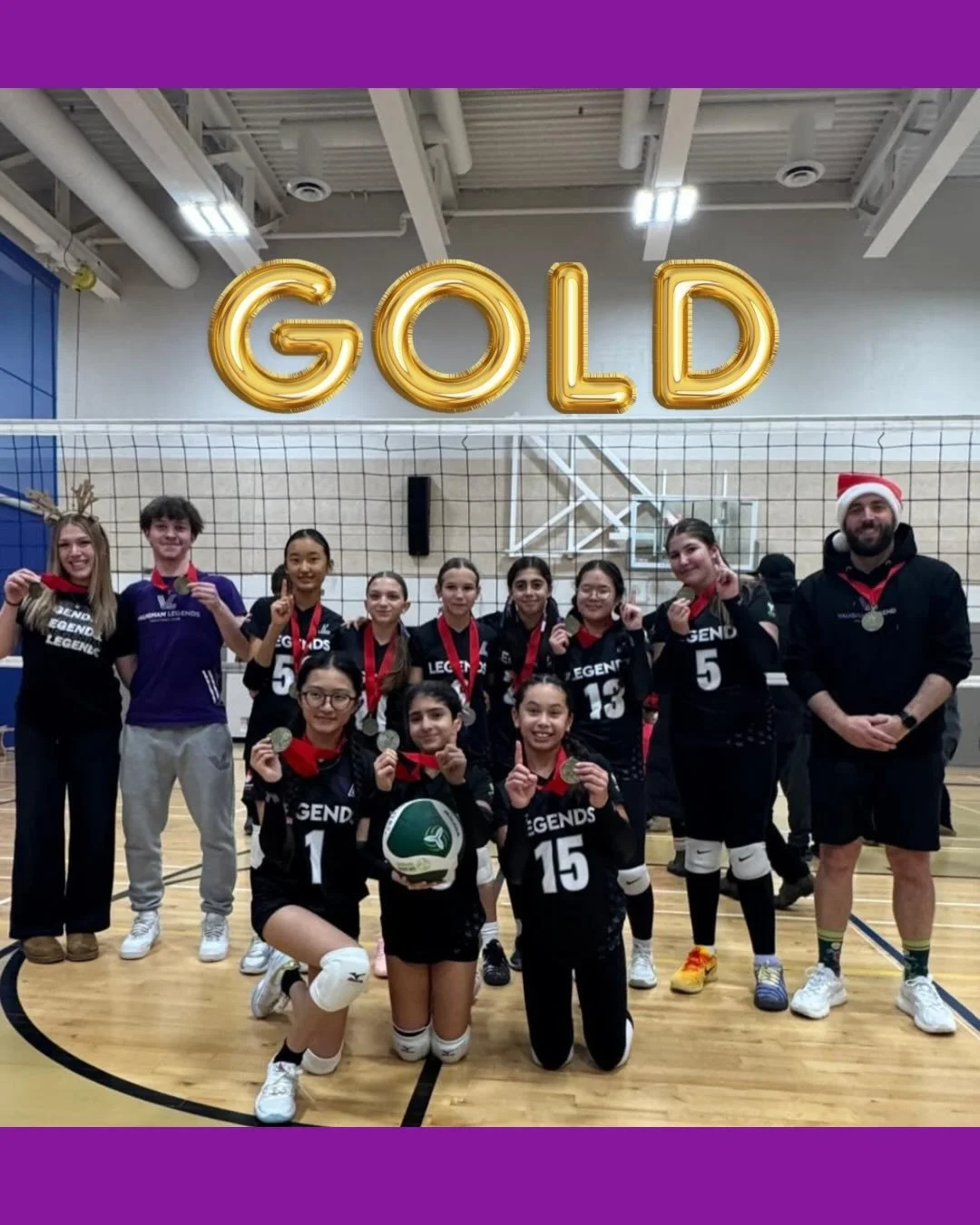 GOLD for our Emerald 13U girls at their 400 series tournament! A comeback after being down 24-20 in the second set but these girls showed grit and determination. 

LET&rsquo;S Gooo!