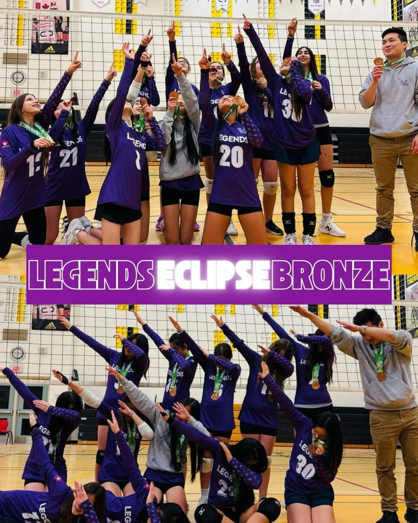 LEGENDS ECLIPSE take home BRONZE in the OVA 13U Provincial Cup ⚡️