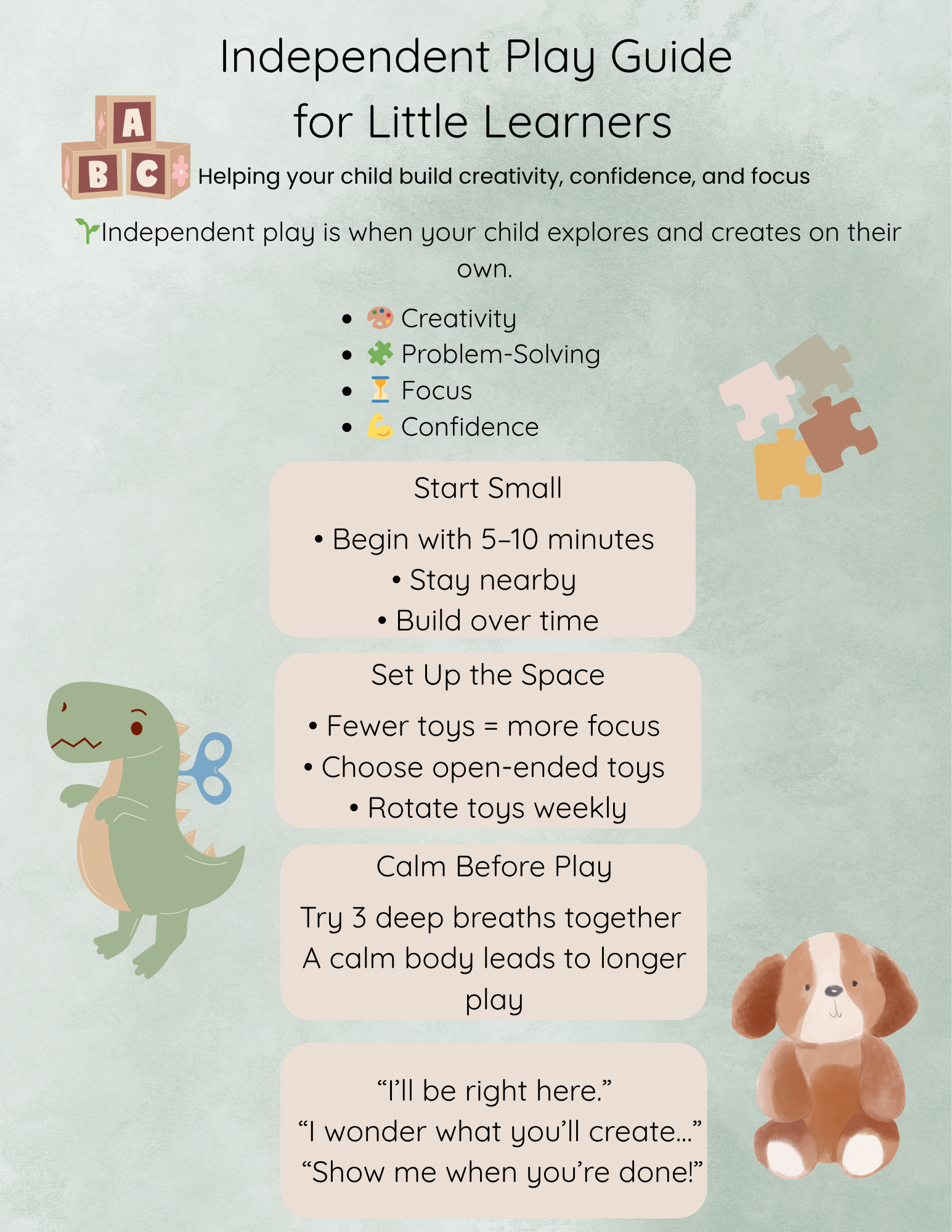 How to Encourage Independent Play: Simple Tools &amp; Tips for Creative Kids