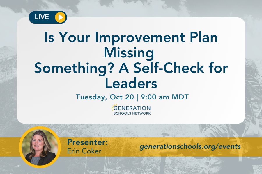 Is Your Improvement Plan Missing Something? A Self-Check for Leaders