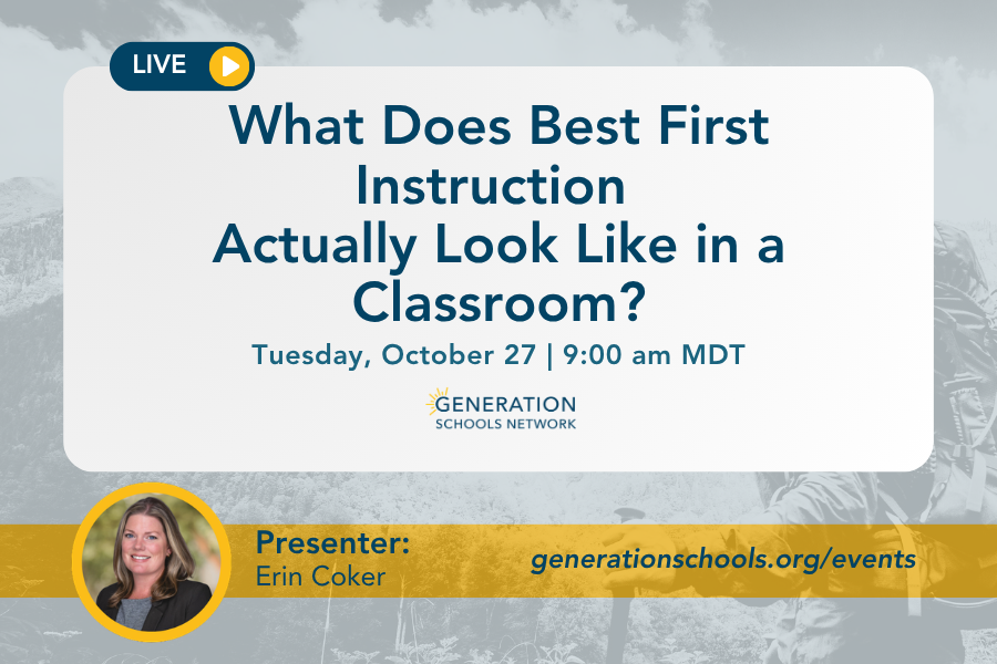 What Does Best First Instruction Actually Look Like in a Classroom?