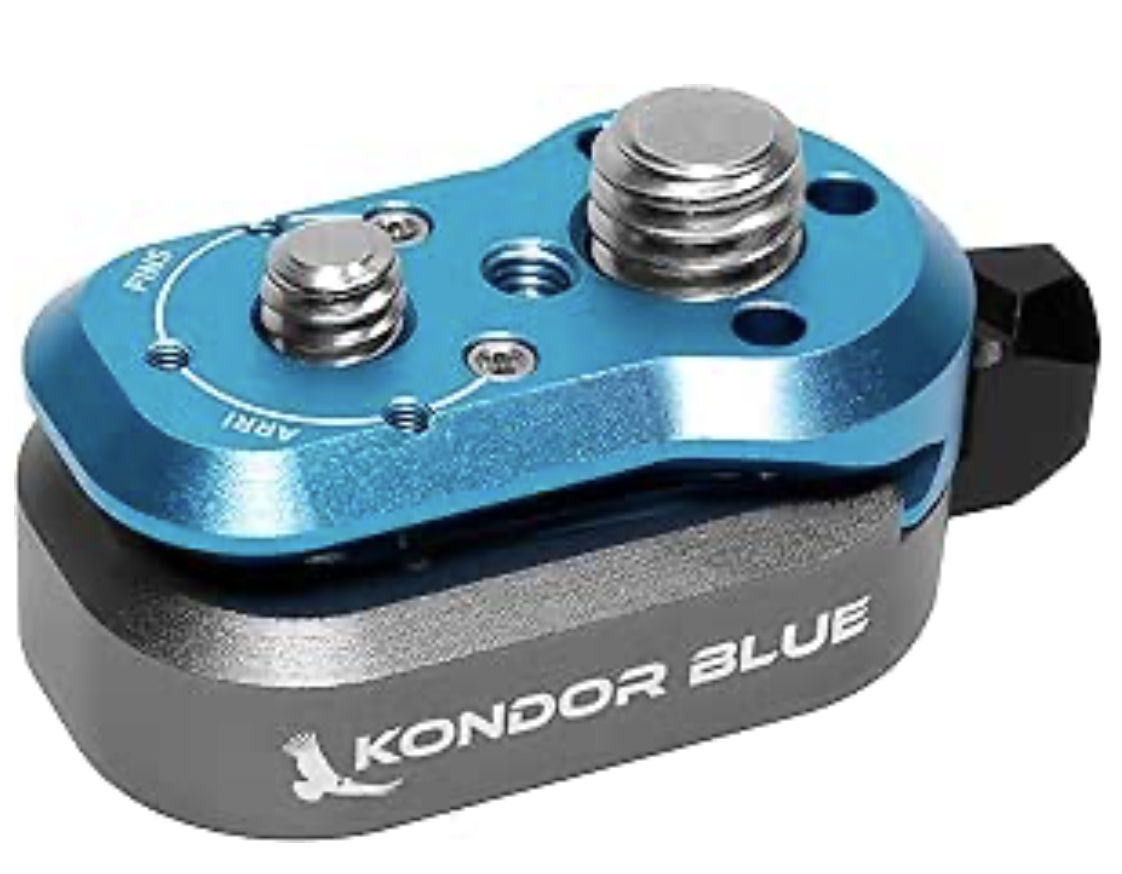 Mini local quick release system by Kondor Blue for camera.