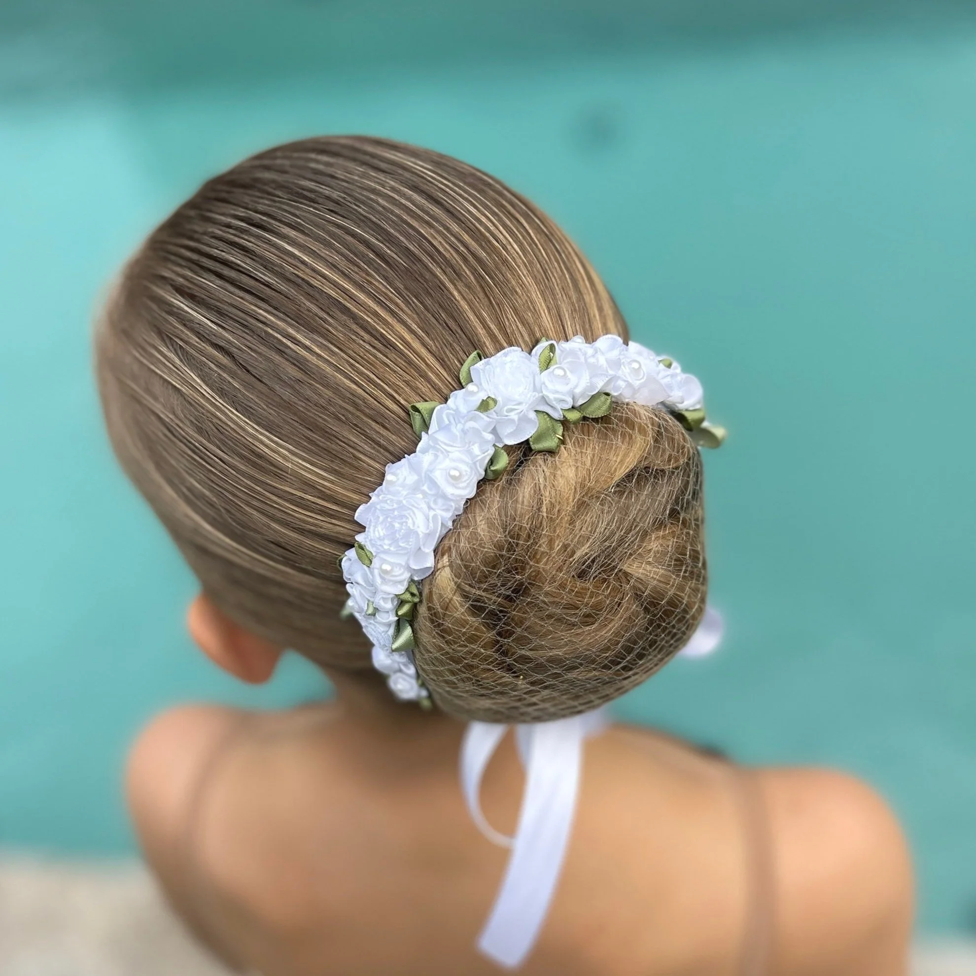 Odette Bun wrap with Pearls