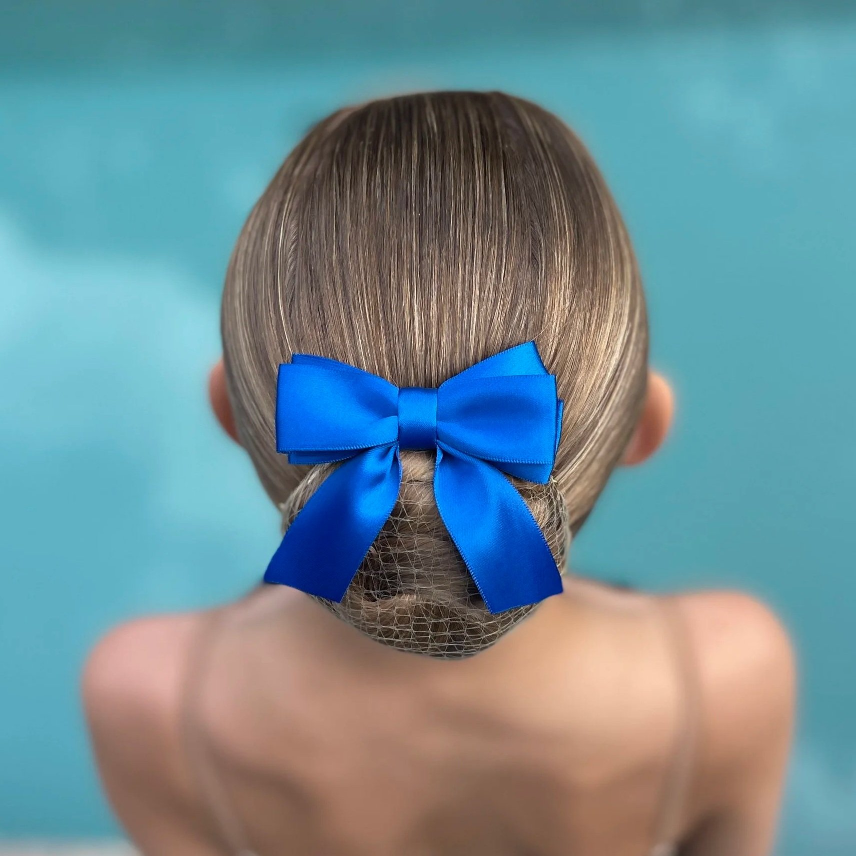 Royal Blue Primrose Bow