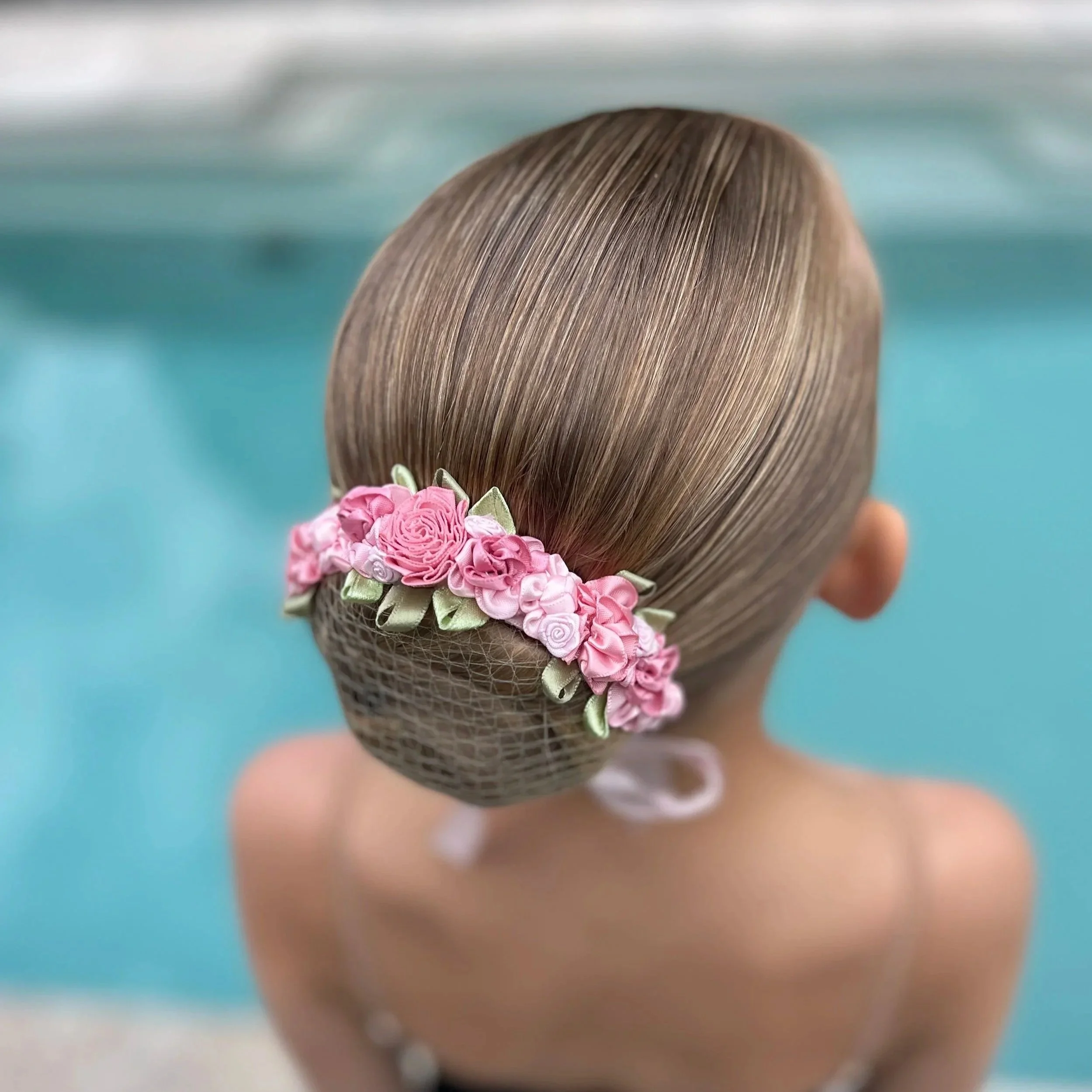 Soft Peonies Bun Wrap