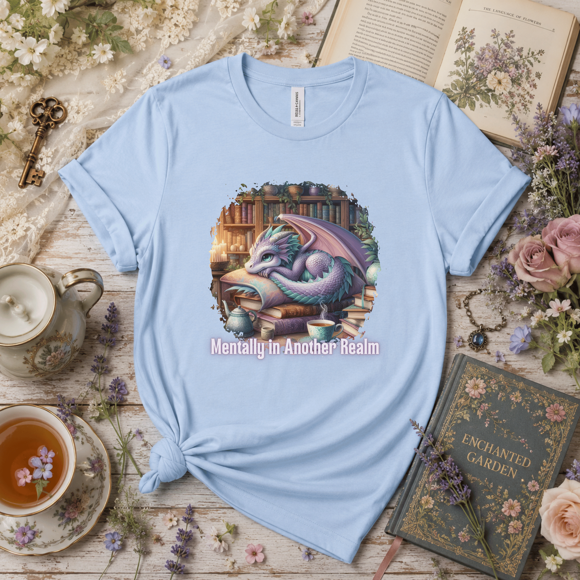 Fantasy Dragon T-Shirt - "Mentally in Another Realm" Design