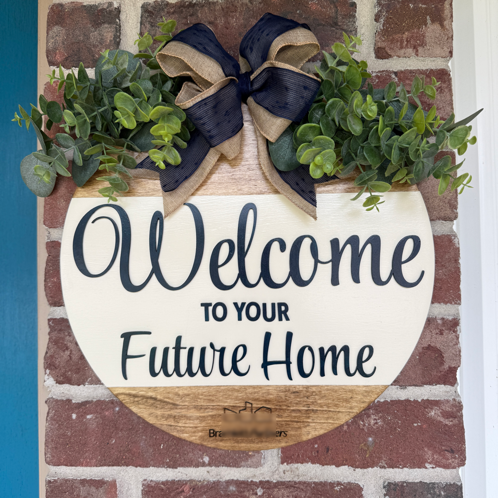 Realtor Door Hanger - Personalized Open House Welcome Sign with Logo