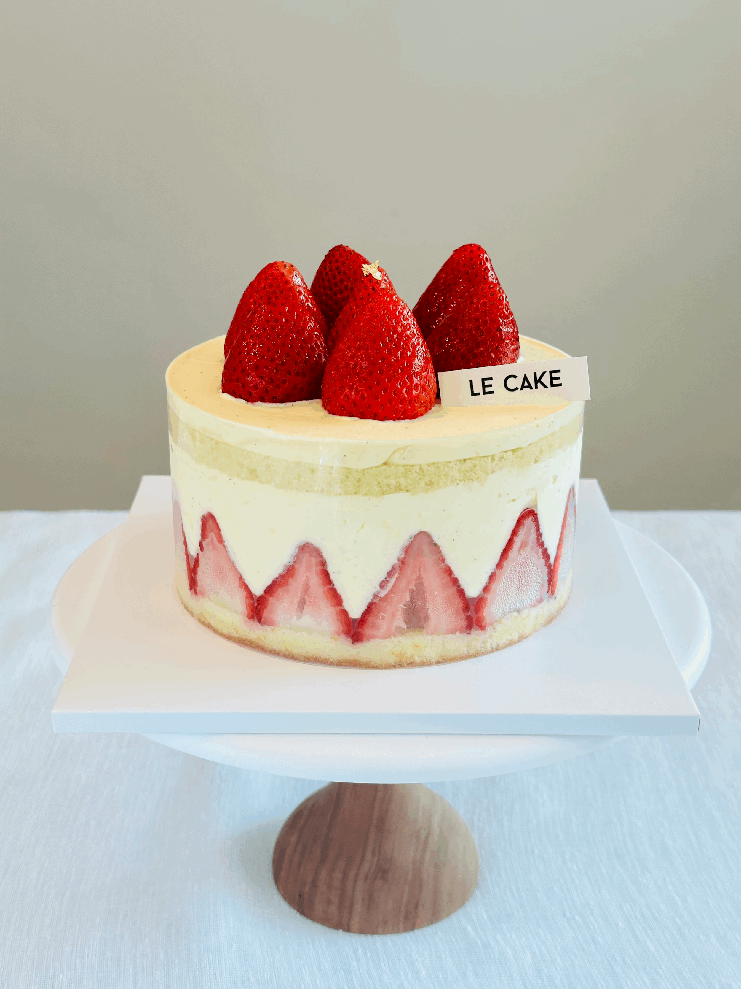 Fraisier Cake - French Strawberry Cake (6")