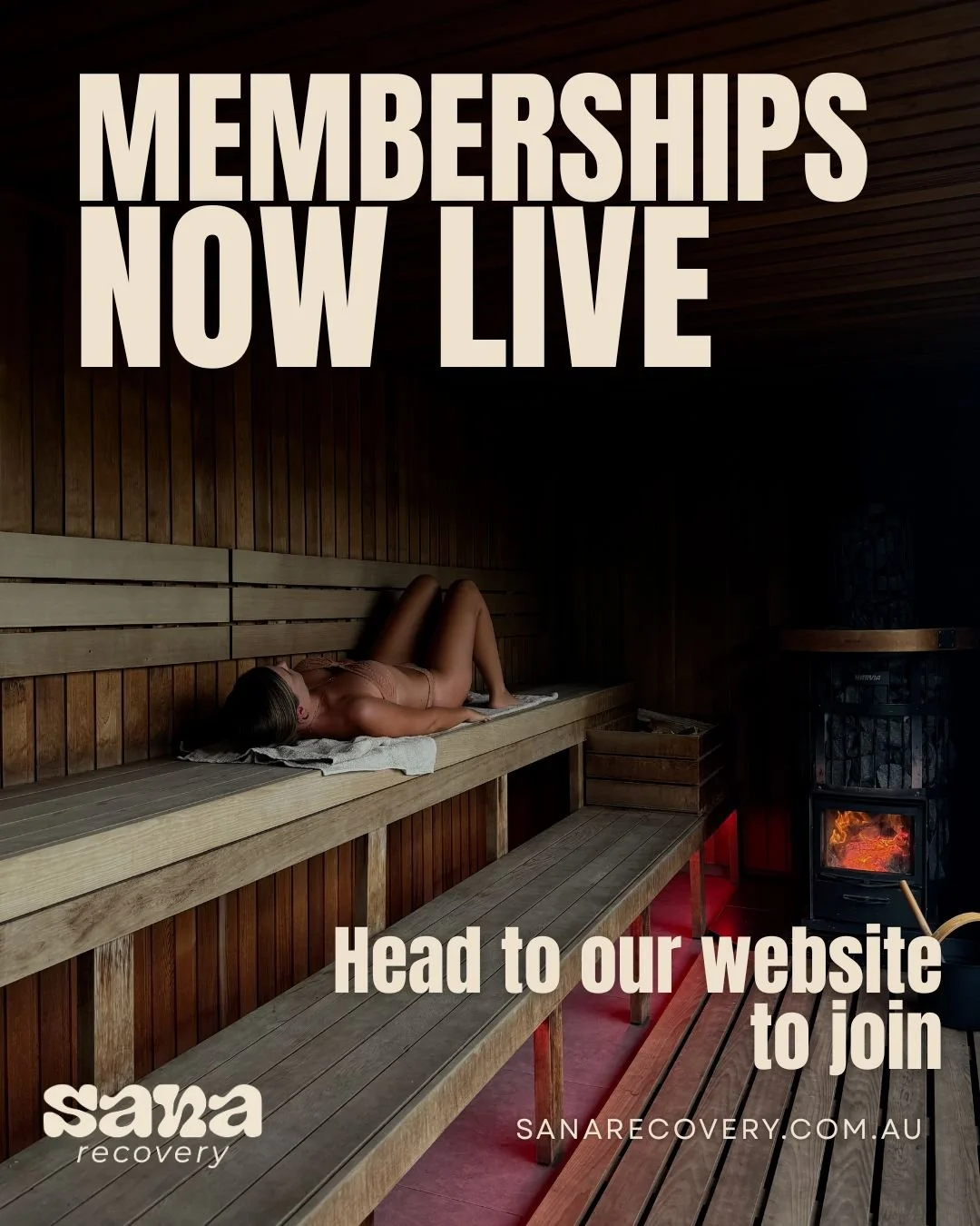 UNLIMITED RECOVERY FOR $40 PER WEEK

We are excited to introduce our new membership at Sana Recovery.

For just $40 per week, enjoy unlimited access to sauna and cold plunge.
Come as often as you like and make recovery part of your weekly ritual.

Th