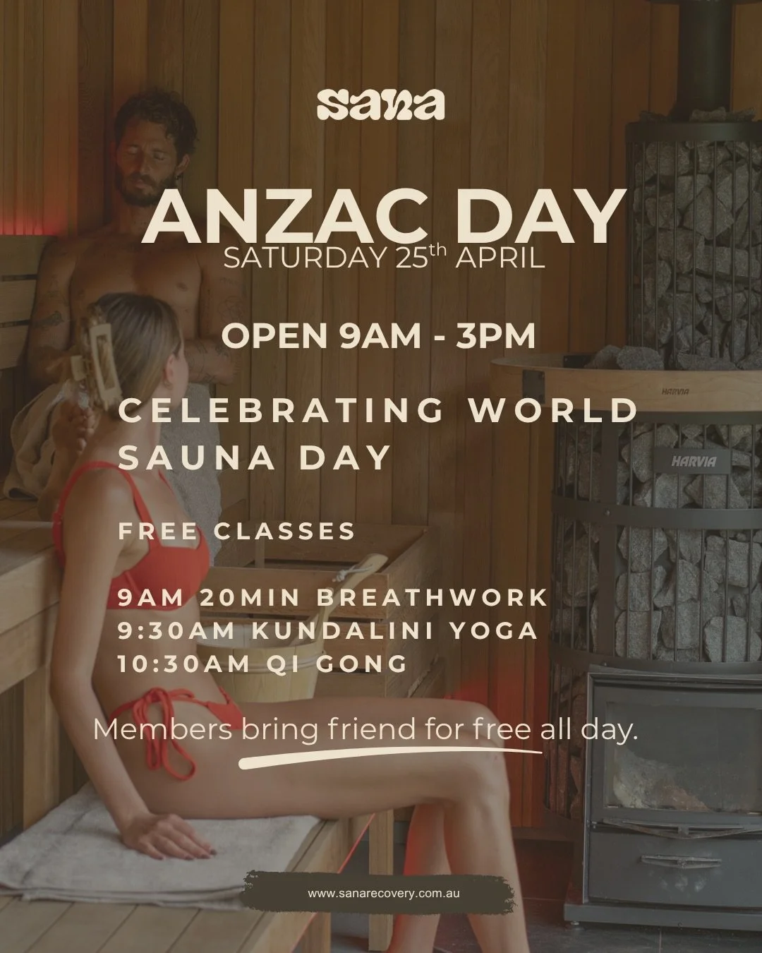 This Saturday - 9am - 3pm. 

Members bring a friend for free - book yourself in and check your friend in at the kiosk. 

FREE CLASSES - please book your spot online.