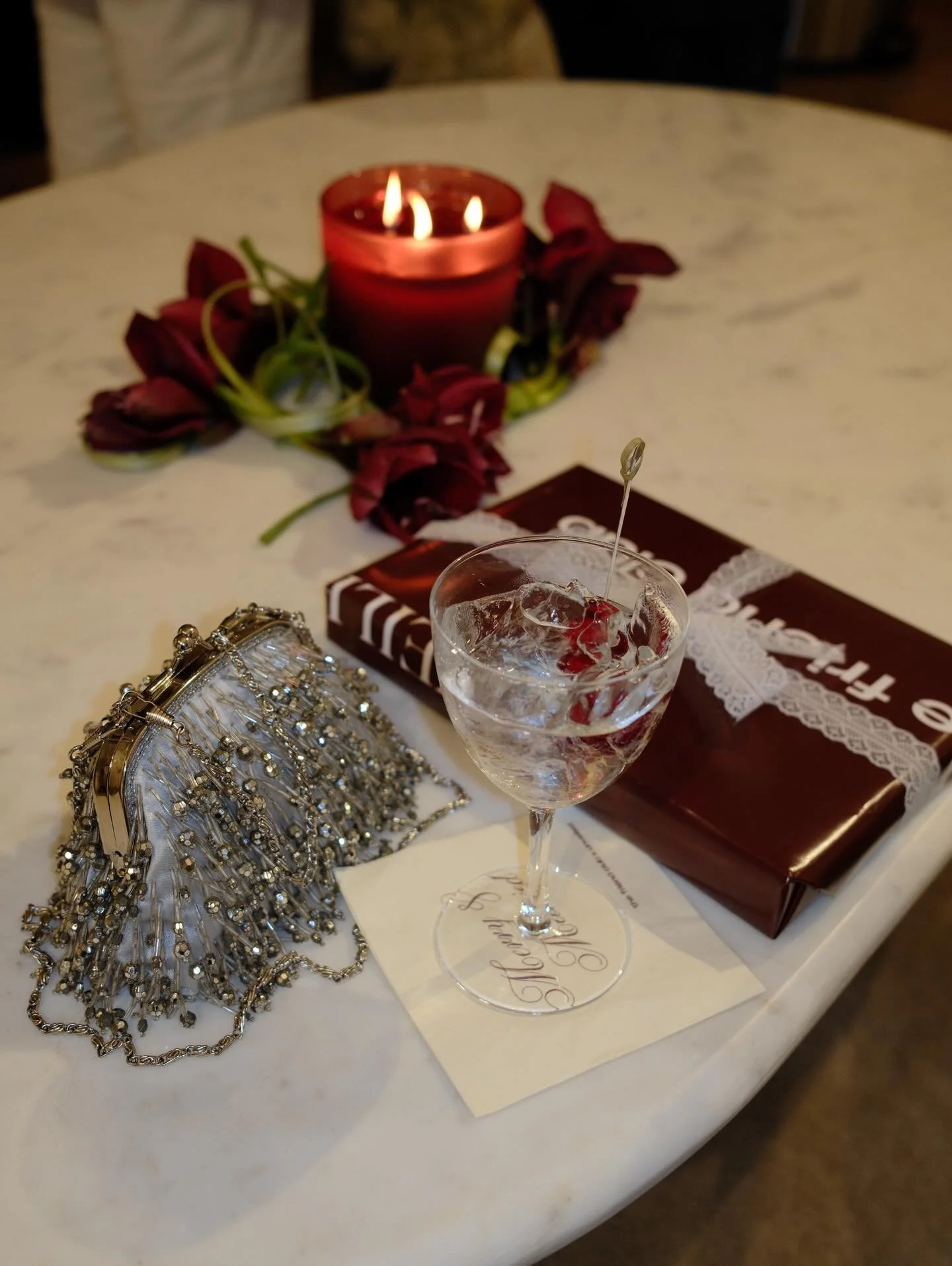 A festive night with @unveiledbridalsf + @thefriendclub_ , @katekennedy.photo and @earthandevents 🤍 Feeling extra grateful to be ending the year officially part of The Friend Club.