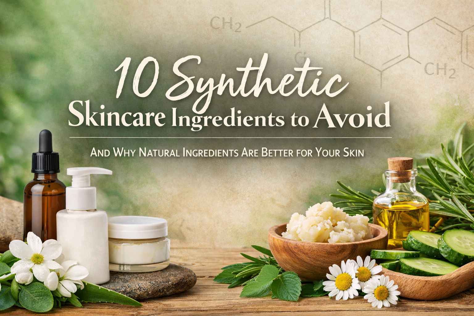 10 Common Synthetic Skincare Ingredients and Why Many People Choose to Avoid Them