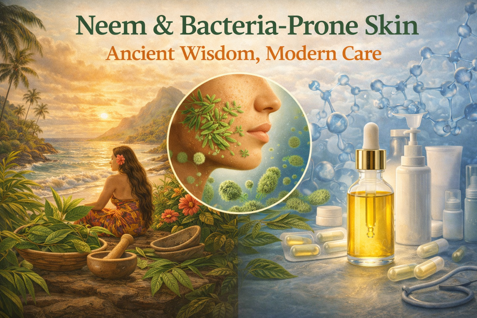Neem &amp; Bacteria-Prone Skin: Ancient Wisdom, Modern Care