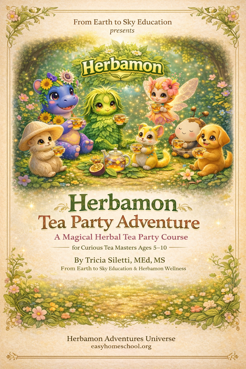 🌿✨ Herbamon Tea Party Adventure  A Magical Herbal Tea Party Course for Ages 5–10