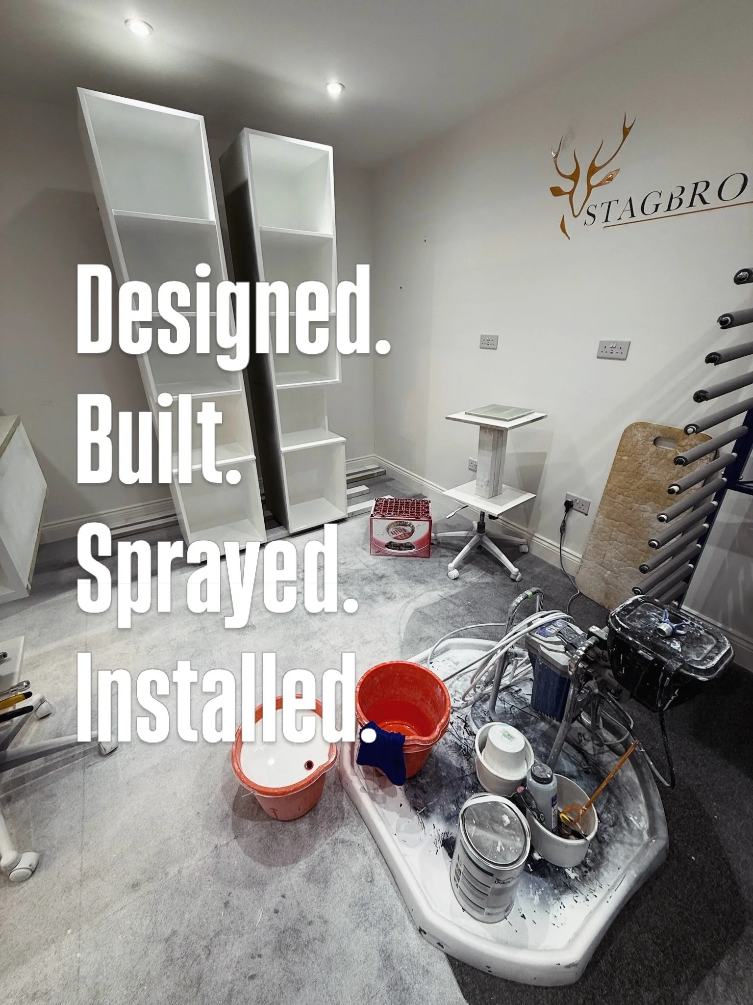 Most people know us for the work we do on site. Fewer people realise that a lot of it actually starts in our own workshop.

From bespoke cabinetry and joinery to professional spray finishing, we design, build and finish projects under one roof before
