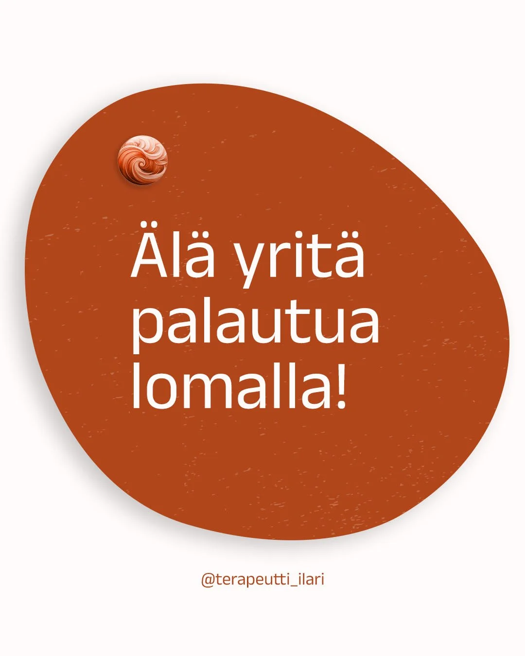 Tarvitsemmeko lomaa, vai jotain aivan muuta?

Moni meist&auml; odottaa lomaa kuin pelastusta. Unelmoidaan irtiotosta, hiljaisuudesta, levosta. Mutta kun se hetki koittaa, kalenterit t&auml;yttyv&auml;t, p&auml;iv&auml;t juoksevat &ndash; ja loman p&a
