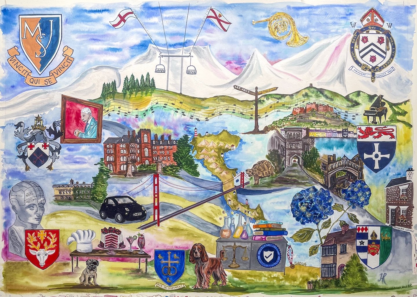 A Life Story commission painted by Helen Rees