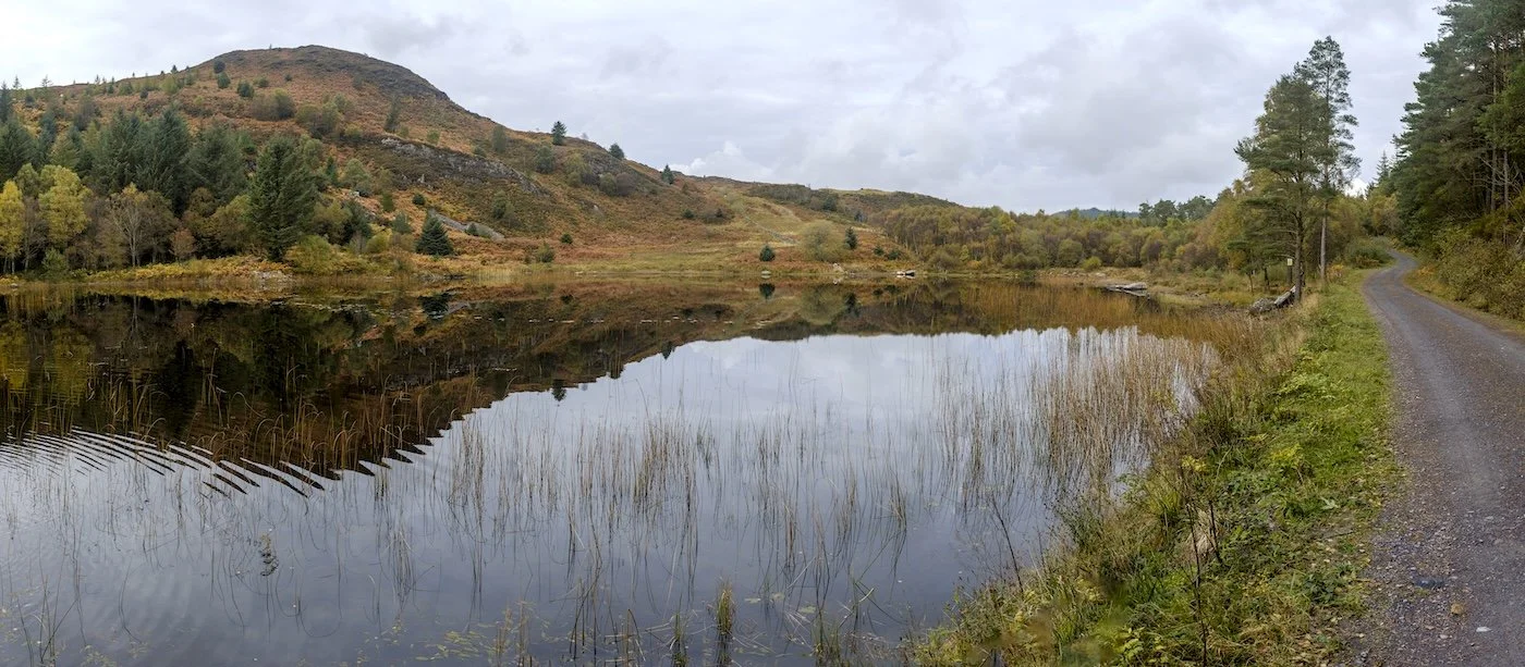 Llyn (Lake) Bychan close to Glyn Shepherds Hut