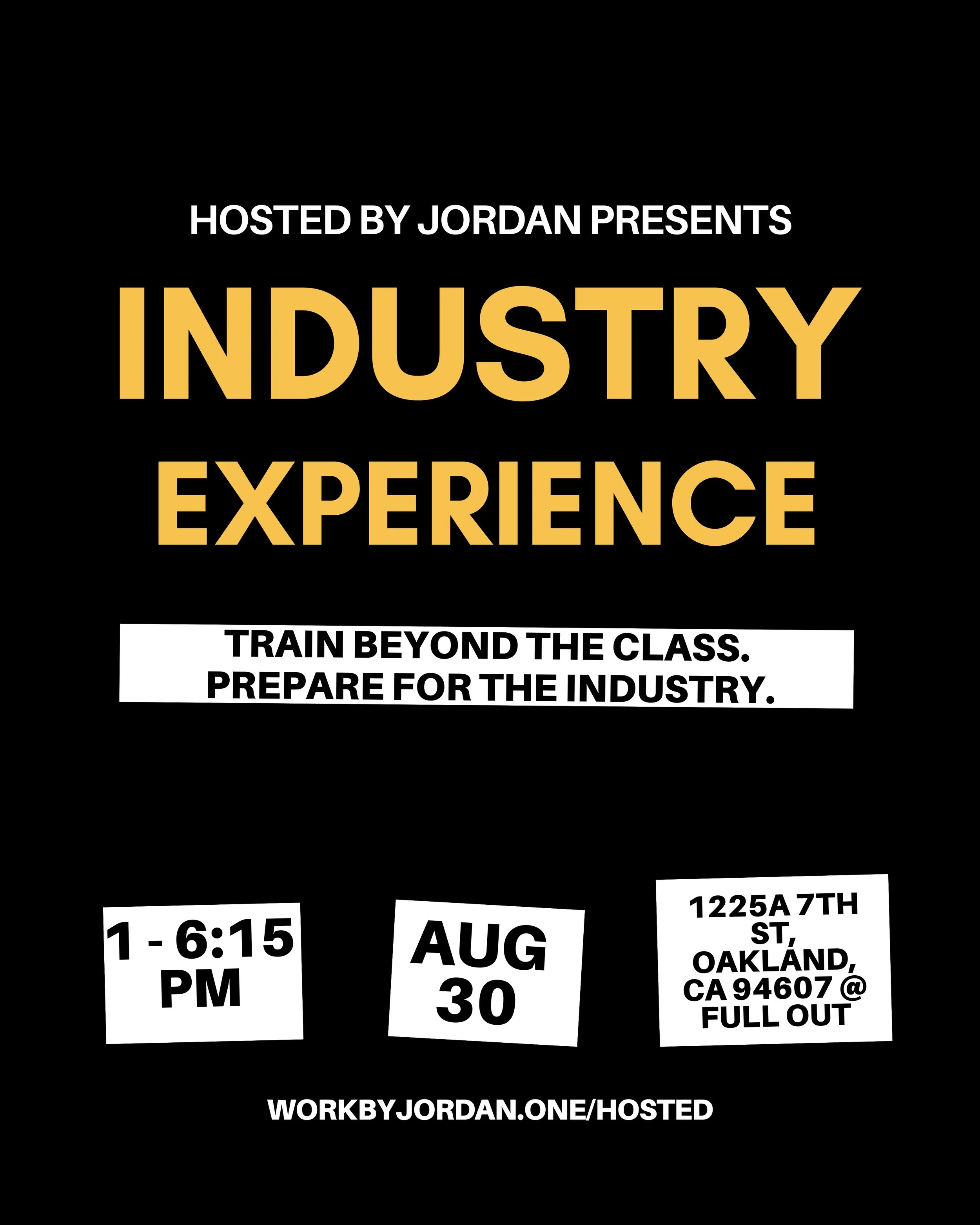 The Industry Experience | Hosted by Jordan