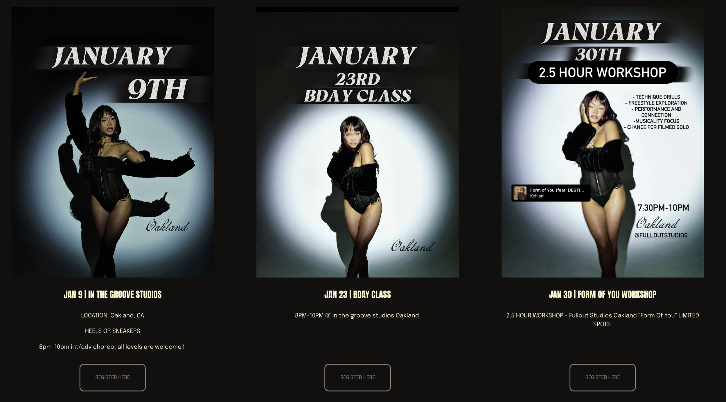 Built a dynamic, easy-to-update class schedule that keeps students informed in real time. Designed for clarity and simplicity, ensuring students can quickly find, register for, and plan around available classes.