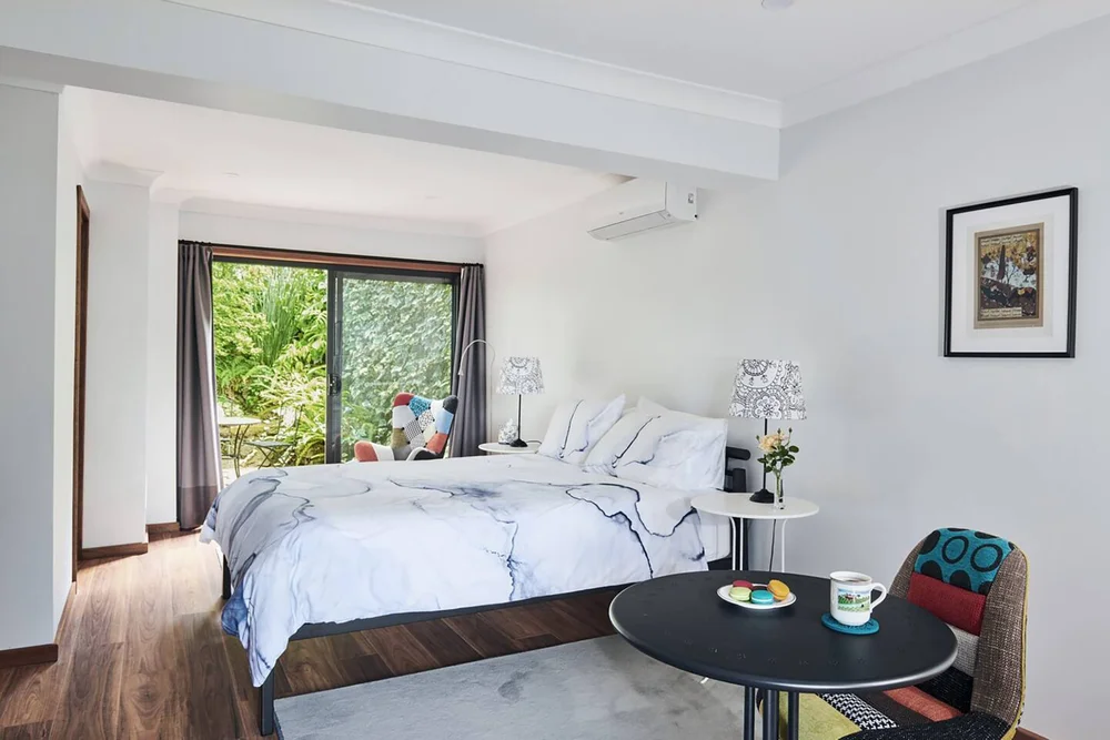 Bedroom interior - Mountain Sojourn project