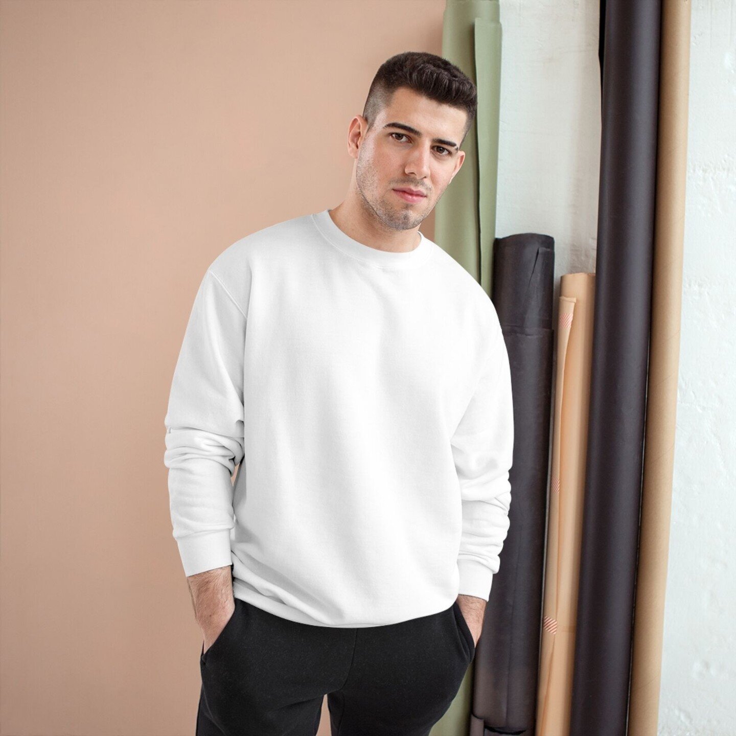 The American heritage brand, Champion, brings you the eco crewneck sweatshirt. It features Double Dry&reg; technology and is made of a cotton/polyester blend optimized for warmth and comfort. It has the iconic &quot;C&quot; logo on the left sleeve an