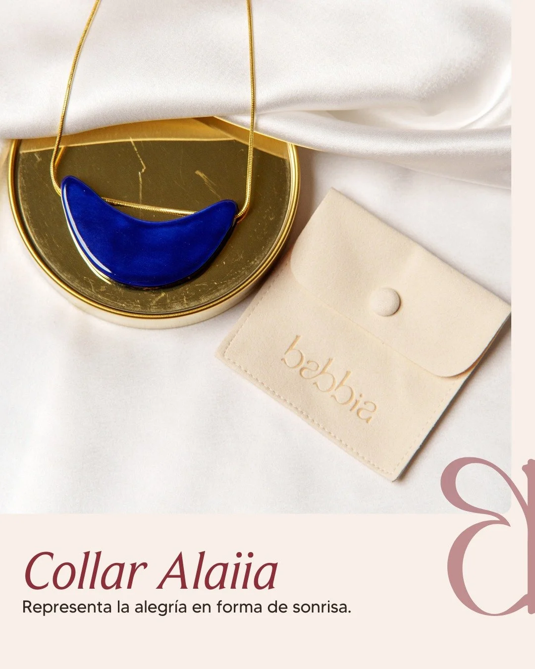 Collar Alaiia&hearts;️
Una joya que representa la alegr&iacute;a en forma de sonrisa.
Ideal para esos d&iacute;as en los que necesitas un peque&ntilde;o recordatorio&hellip;
o simplemente para llevar contigo esa emoci&oacute;n.