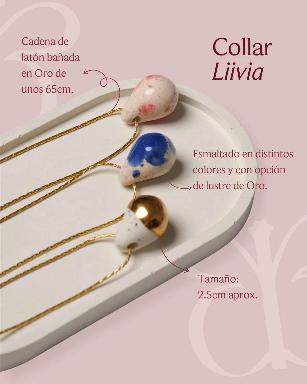 Un collar que representa ese salto hacia lo desconocido para conocer que la verdadera libertad empieza en ti.

El collar Liivia est&aacute; disponible en muchos colores, en babbia.es ✨