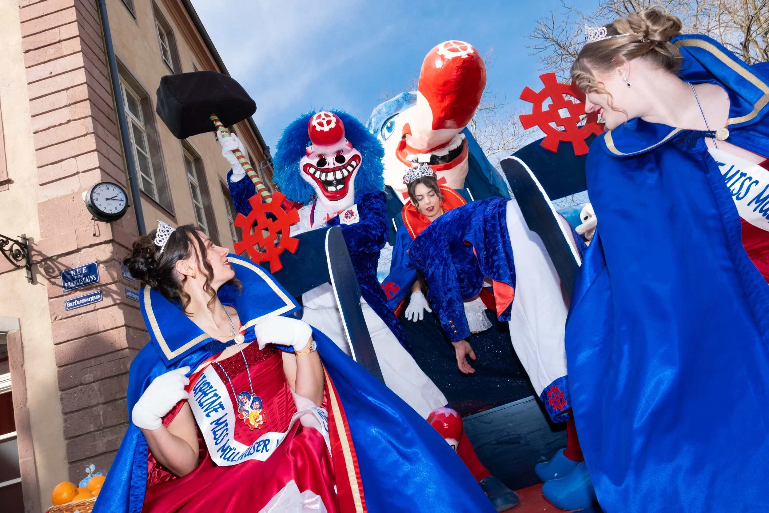 Carnaval de MULHOUSE 2025 Miss Mülhüser Waggis et ses dauphines  Mulhouse (Haut-Rhin)