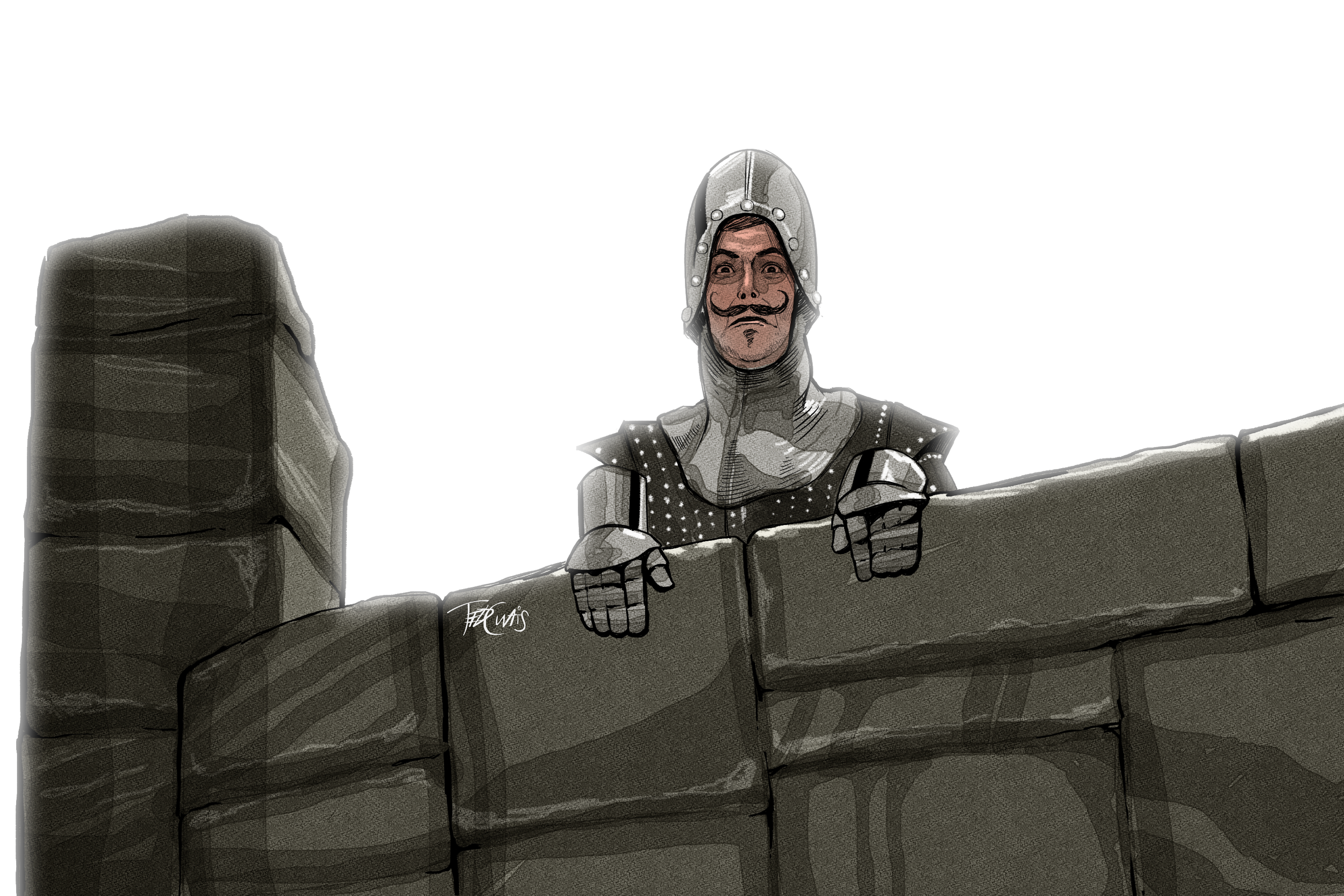 inktober day 14 - castle.png