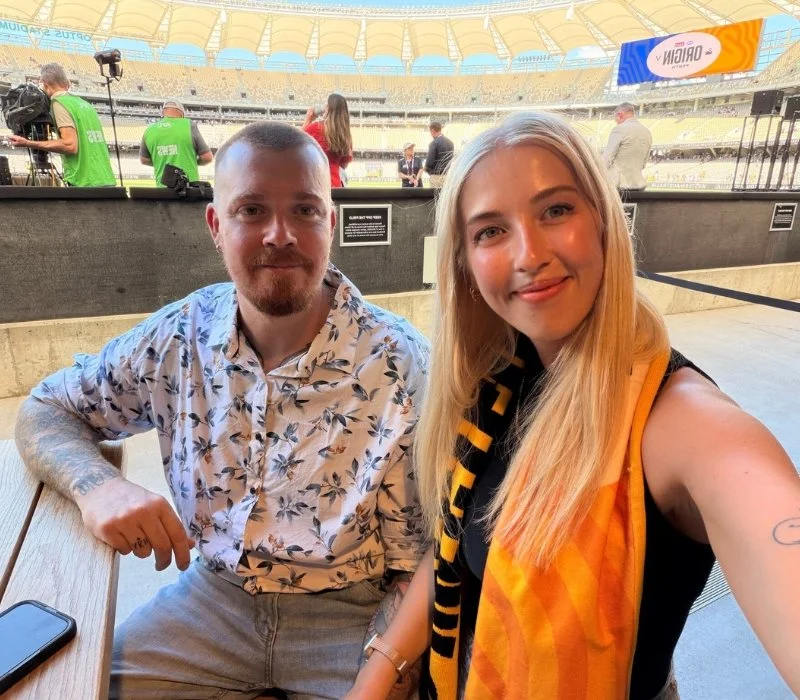 Ethan and Ashleigh Bailey, directors of Bailey Electrical and Security Services