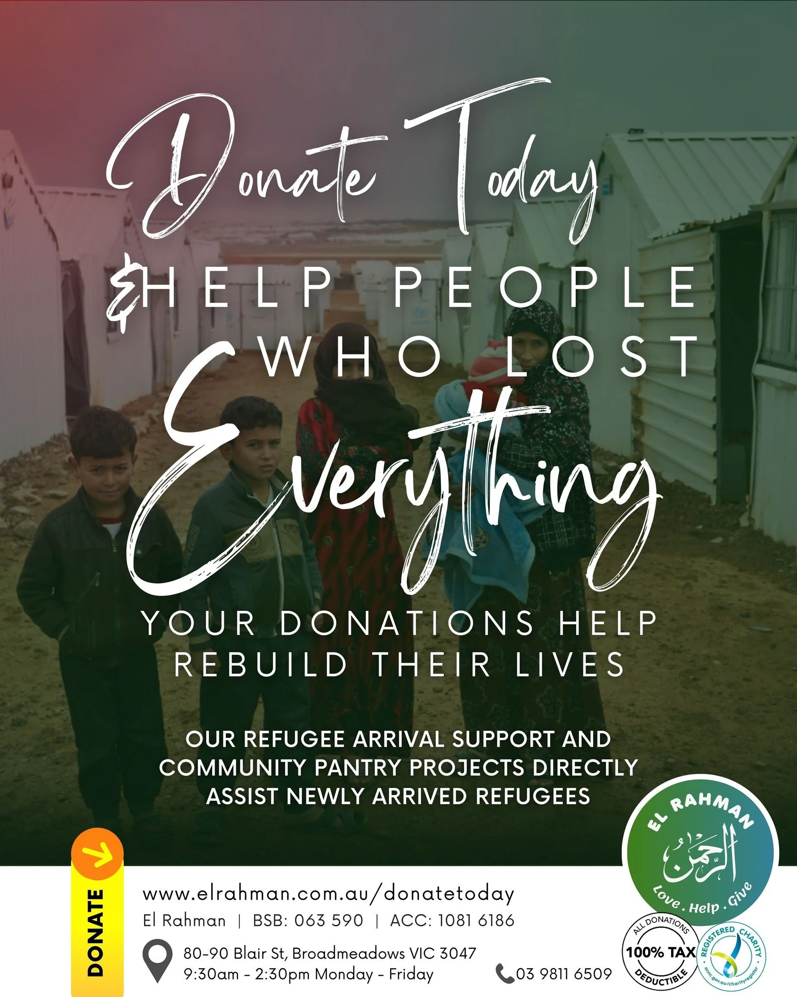 # Supporting Refugees in Need
As increasing numbers of individuals are forced to escape conflict and war to neighboring countries while awaiting their visas, we are currently observing a surge in Syrian and Lebanese refugees who urgently require comm