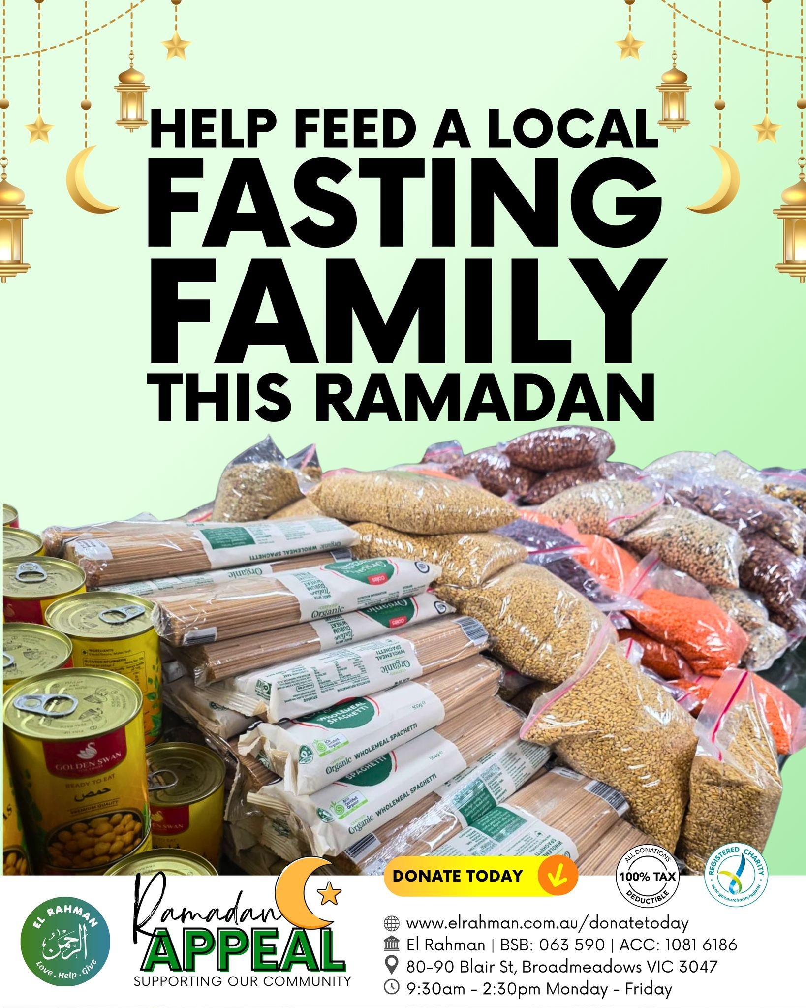Donate towards our Community Pantry and help feed local fasting individuals and families.

𝙃𝙊𝙒 𝙏𝙊 𝘾𝙊𝙉𝙏𝙍𝙄𝘽𝙐𝙏𝙀:
💚 𝗚𝗲𝘁 𝗶𝗻𝘃𝗼𝗹𝘃𝗲𝗱 &amp; 𝘃𝗼𝗹𝘂𝗻𝘁𝗲𝗲𝗿: https://forms.office.com/r/29RmfhXQEB
💚 𝗠𝗼𝗻𝗲𝘁𝗮𝗿𝘆 𝗱𝗼𝗻𝗮𝘁𝗶𝗼