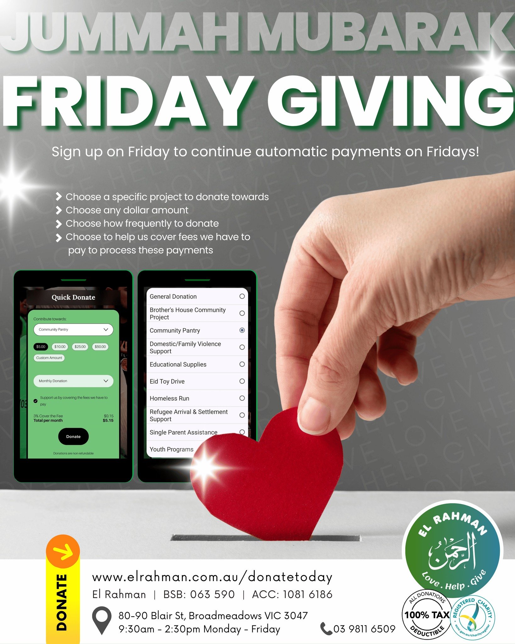 The Practice of the Companions: It is widely reported that the Sahaba (companions of the Prophet) and early scholars, like Ibn Taymiyyah, made a special habit of giving charity on their way to the Friday prayer.

Sign up on Friday to continue automat