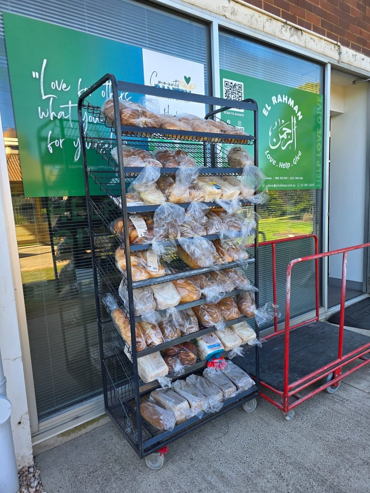 Fresh Bread always available outside our main office at 80/90 Blair St, Broadmeadows!