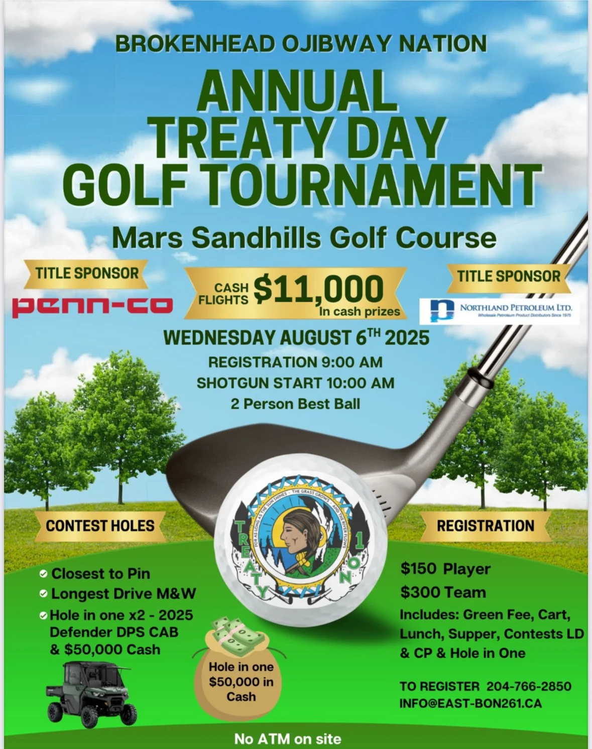 Brokenhead Ojibway Nation Annual Treaty Day Golf Tournament