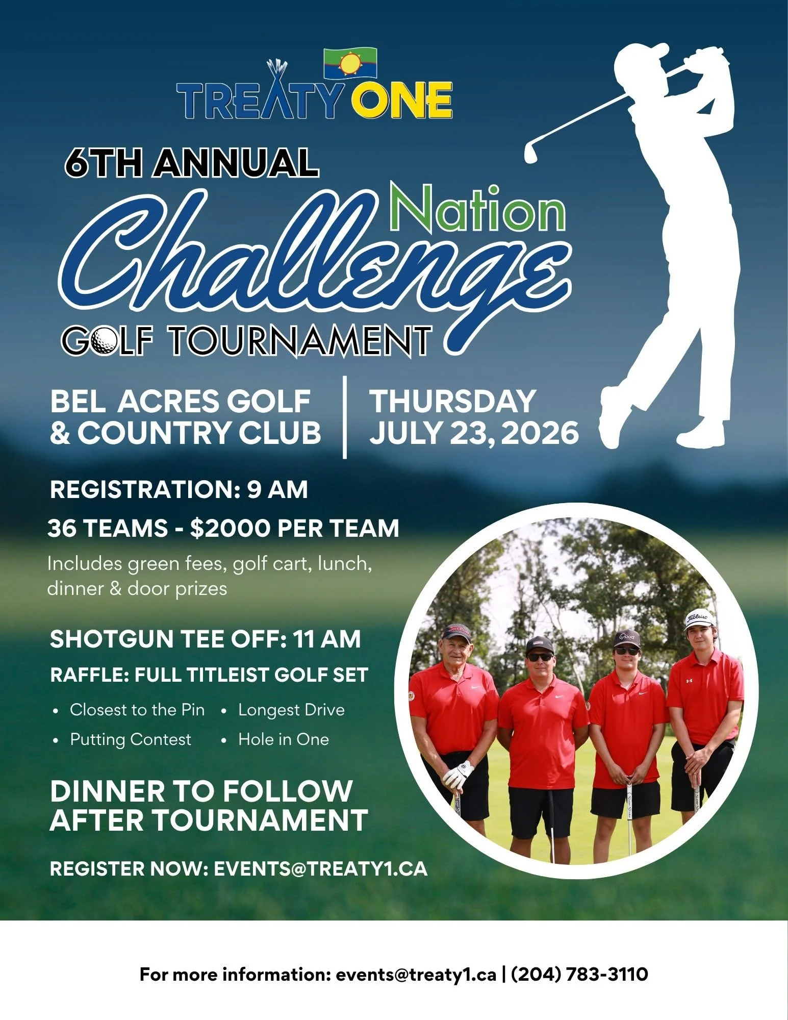 TREATY ONE 6TH ANNUAL NATION CHALLENGE GOLF TOURNAMENT