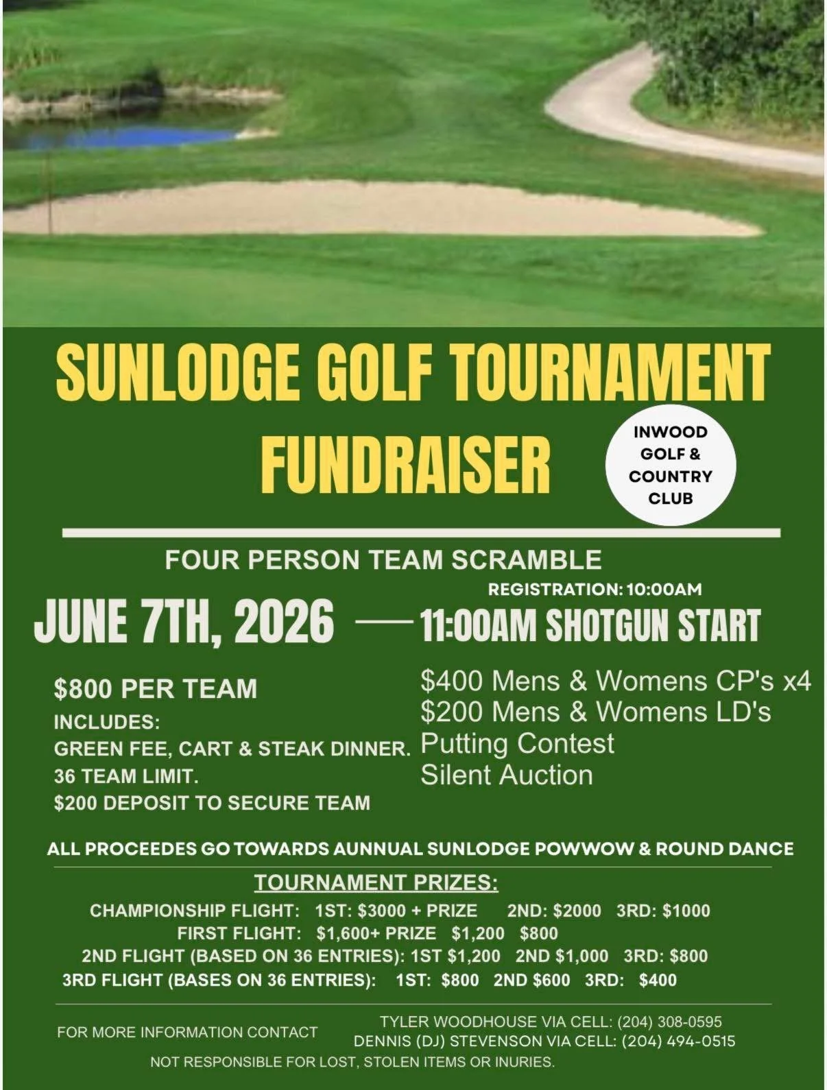 Sunlodge Golf Tournament Fundraiser