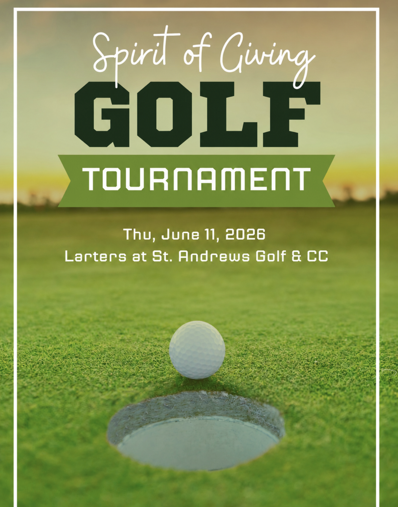 Spirit of Giving Golf Tournment
