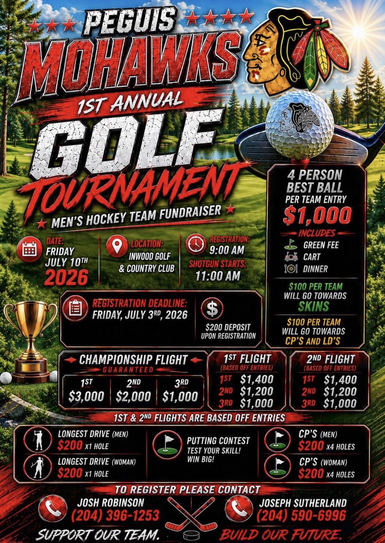Peguis Mohawks 1st Annual Golf Tournament